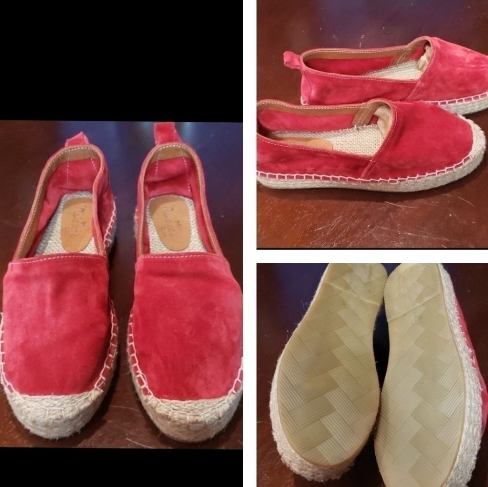 Maldives Espadrilles Suede Shoes Nwot